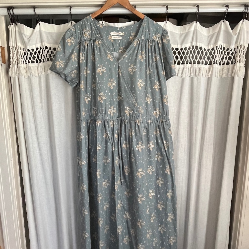 Christy Dawn dress 2x spruce bouquet